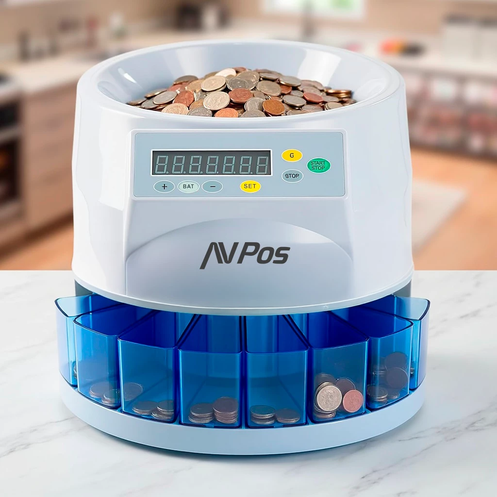 Contador/clasificador de monedas AVPos CCM6 - Imagen 7