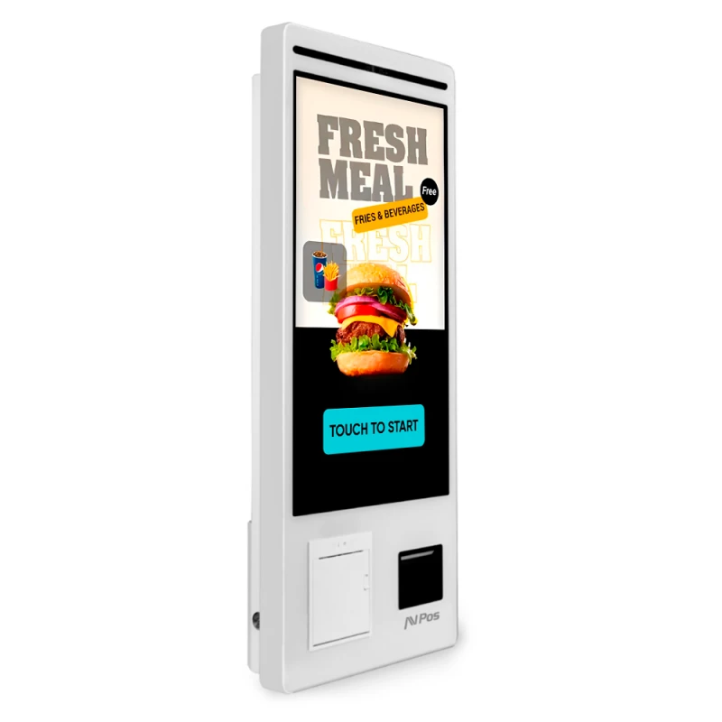 Kiosko Autoservicio AVPos de Suelo Blanco - Imagen 3