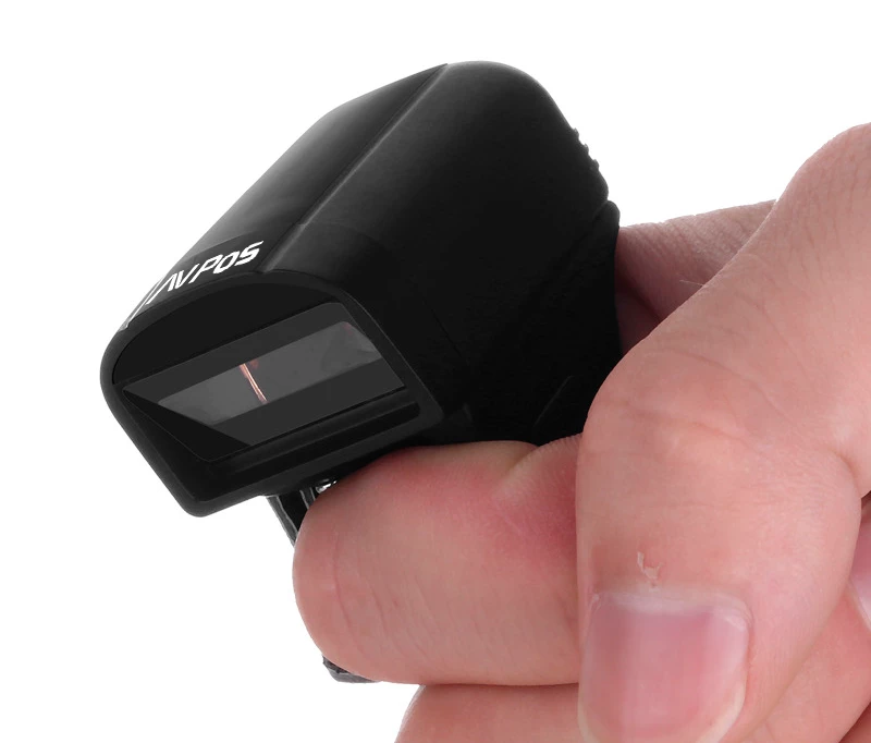 Lector Codigos AVPos BT02 Portatil Finger Bluetooth 1D + 2D + QR - Imagen 3