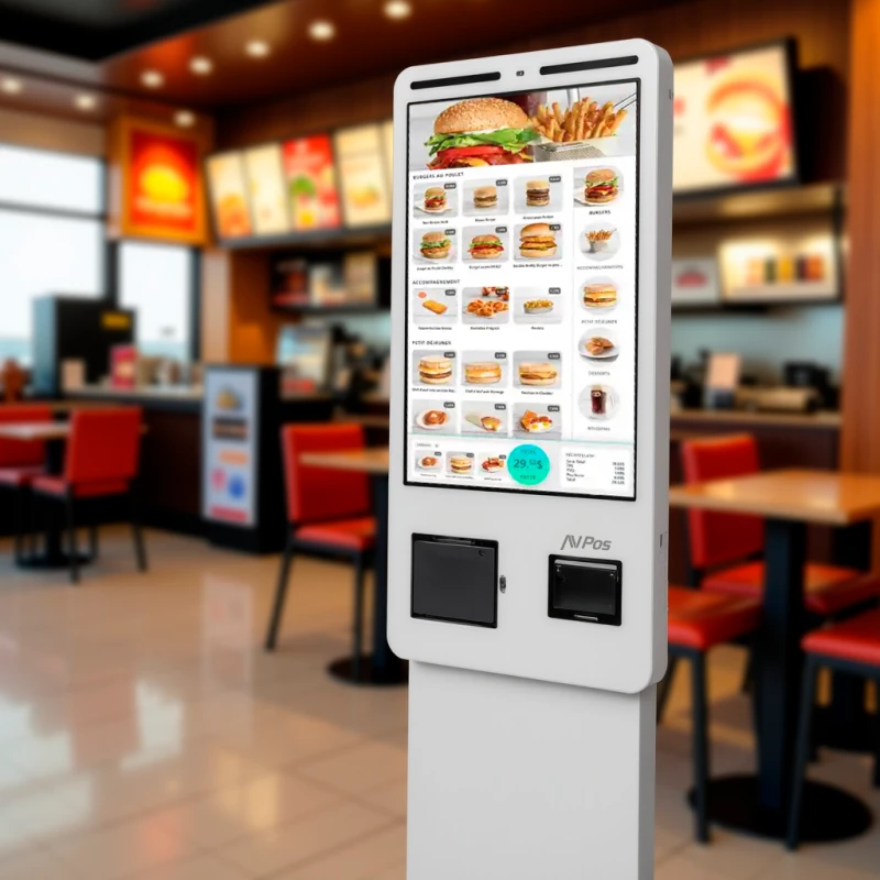 Kiosko Autoservicio AVPos de Suelo Blanco - Imagen 6