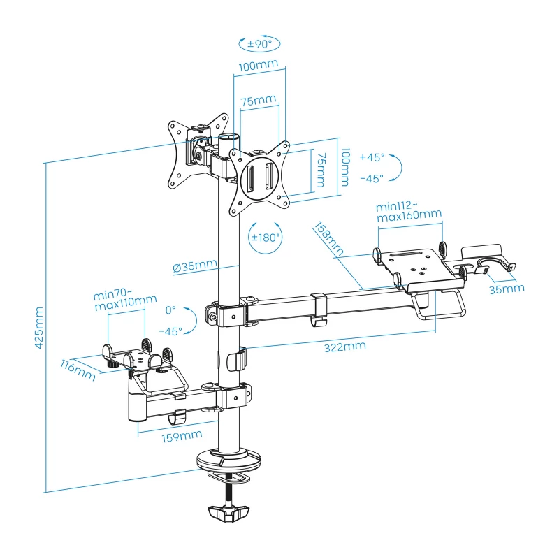 Soporte AVPos Multi-Stand - Imagen 2